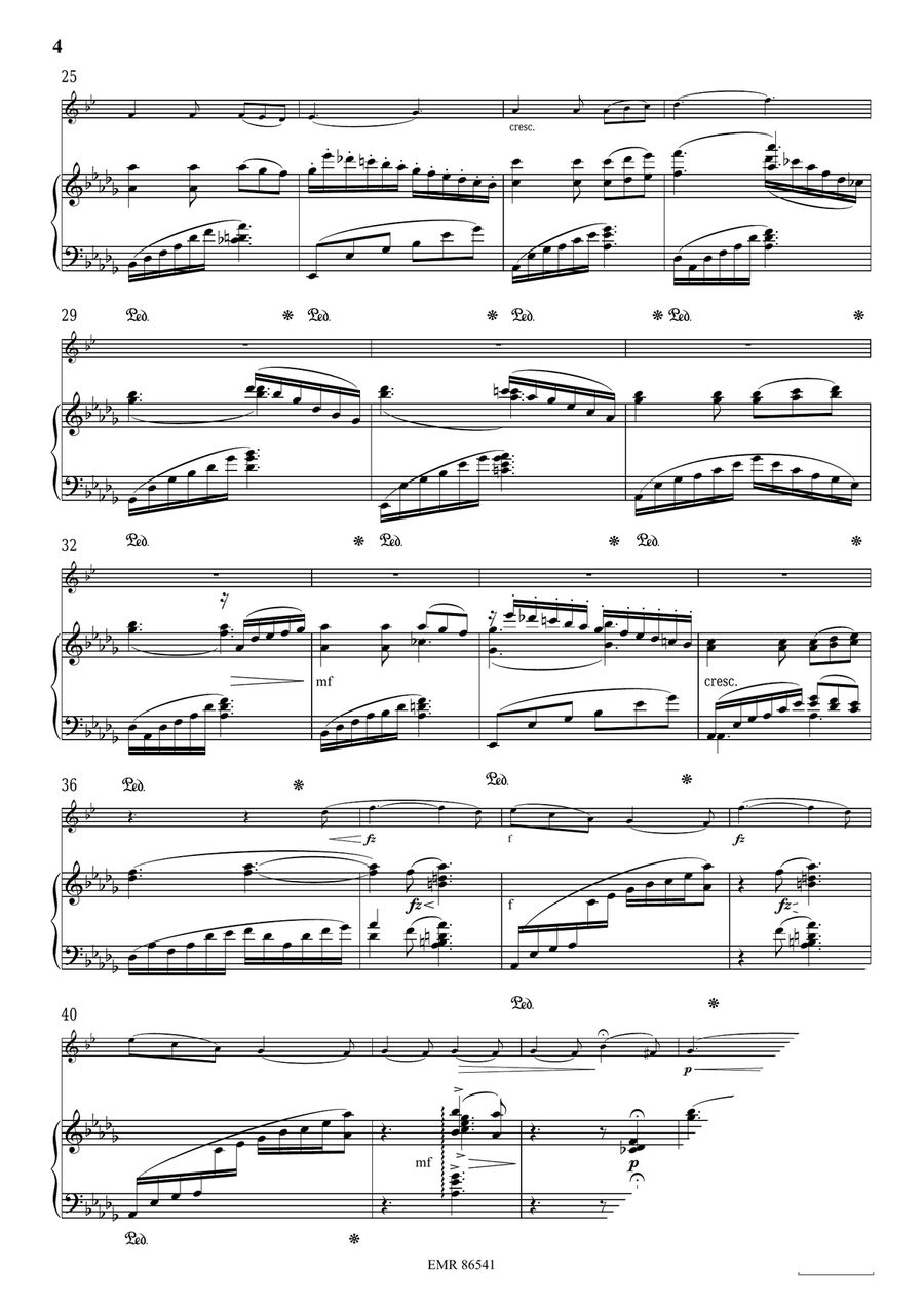 Berceuse Berceuse Baritone Saxophone scores gallery preview page 4