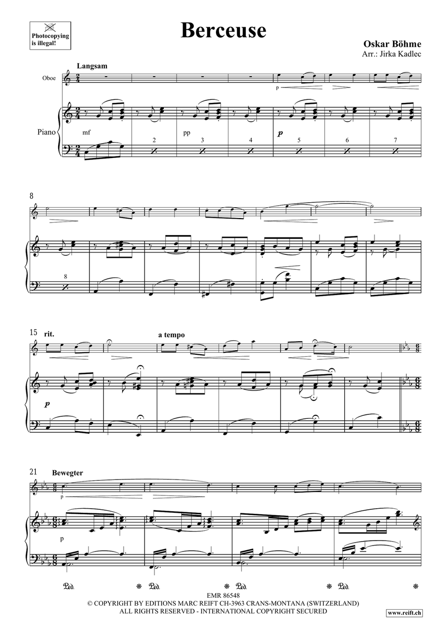 Berceuse Berceuse Piano Accompaniment scores gallery preview page 3