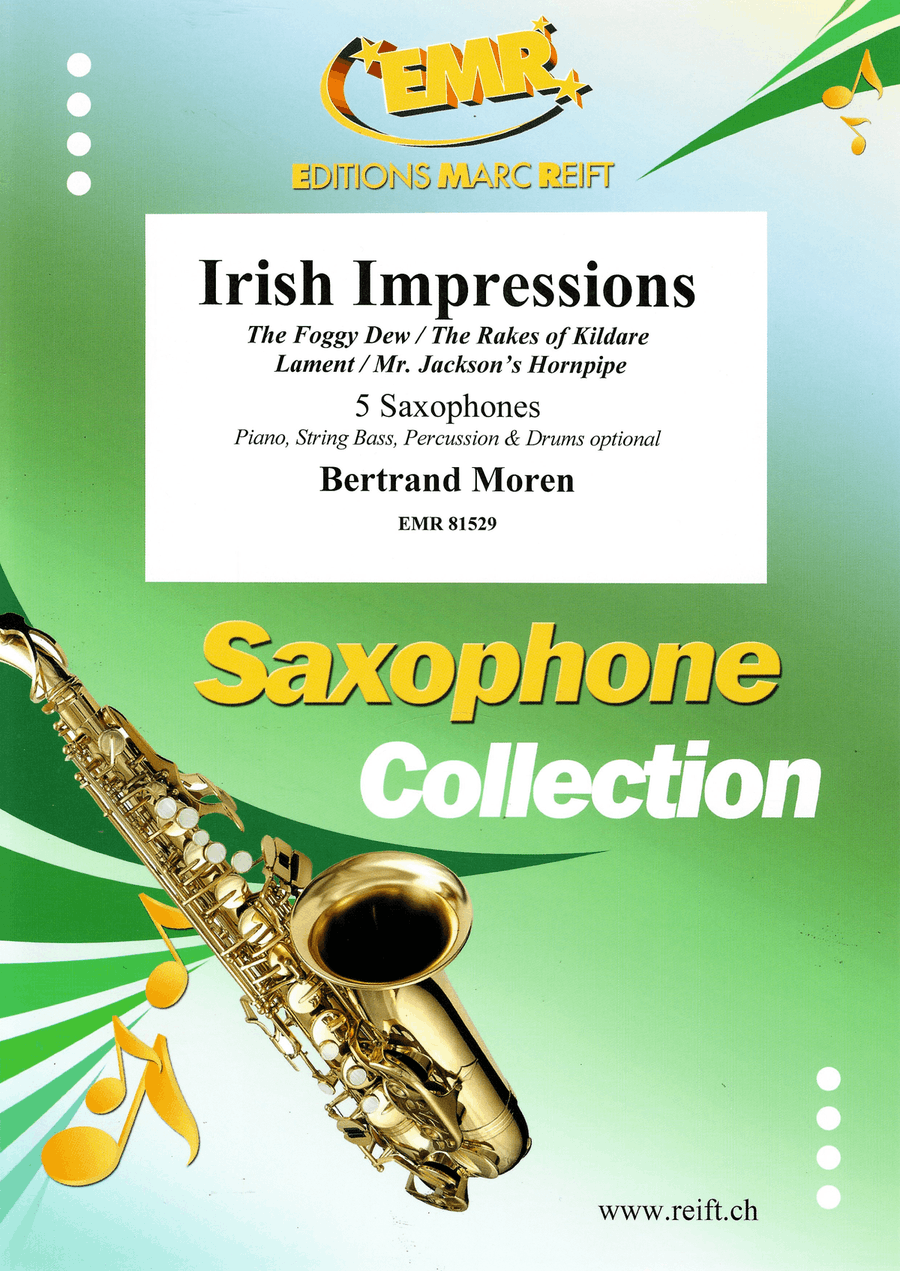 Irish Impressions Irish Impressions Saxophone Quintet scores gallery preview page 1