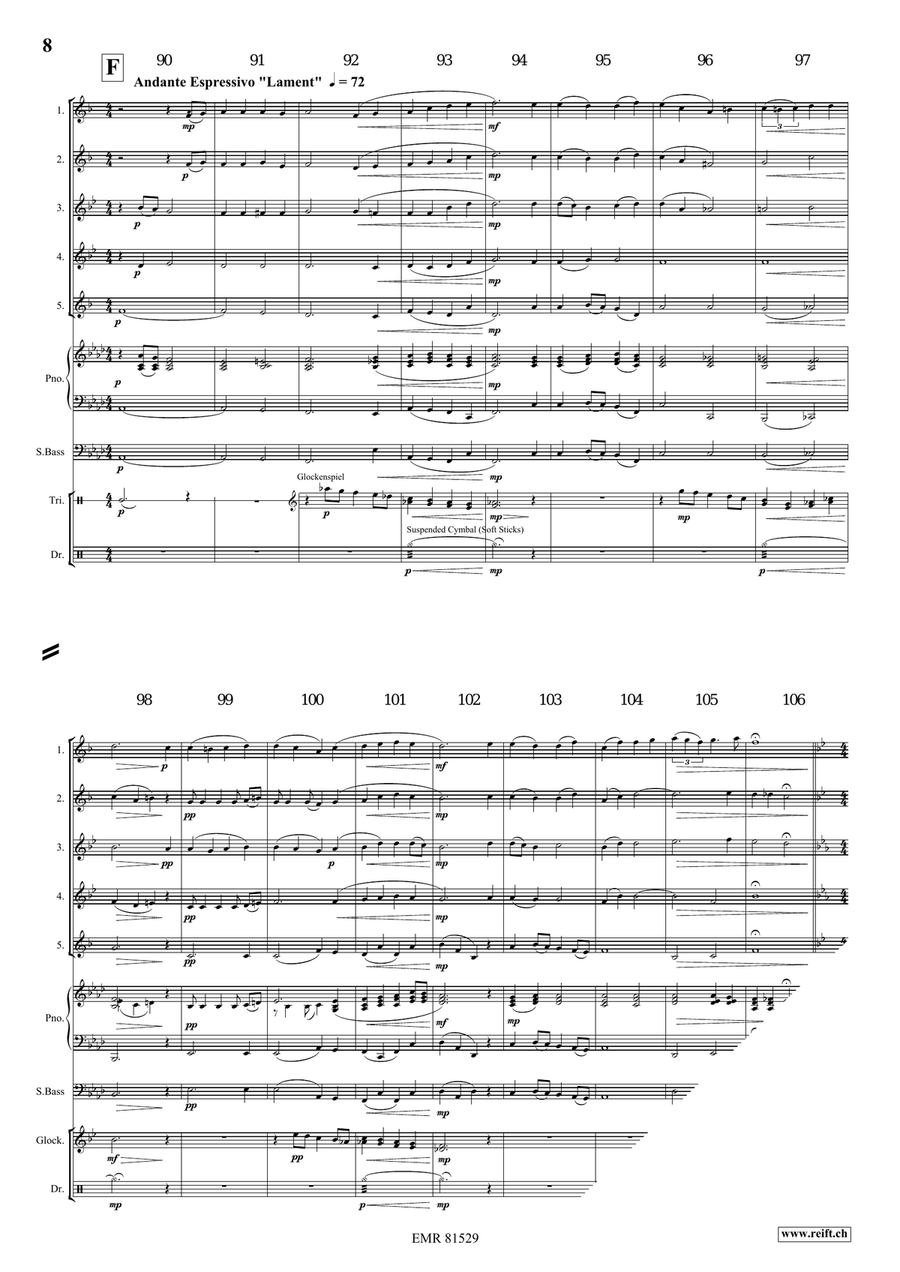 Irish Impressions Irish Impressions Saxophone Quintet scores gallery preview page 7