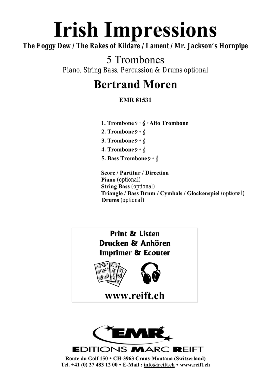 Irish Impressions Trombone scores gallery preview page 2
