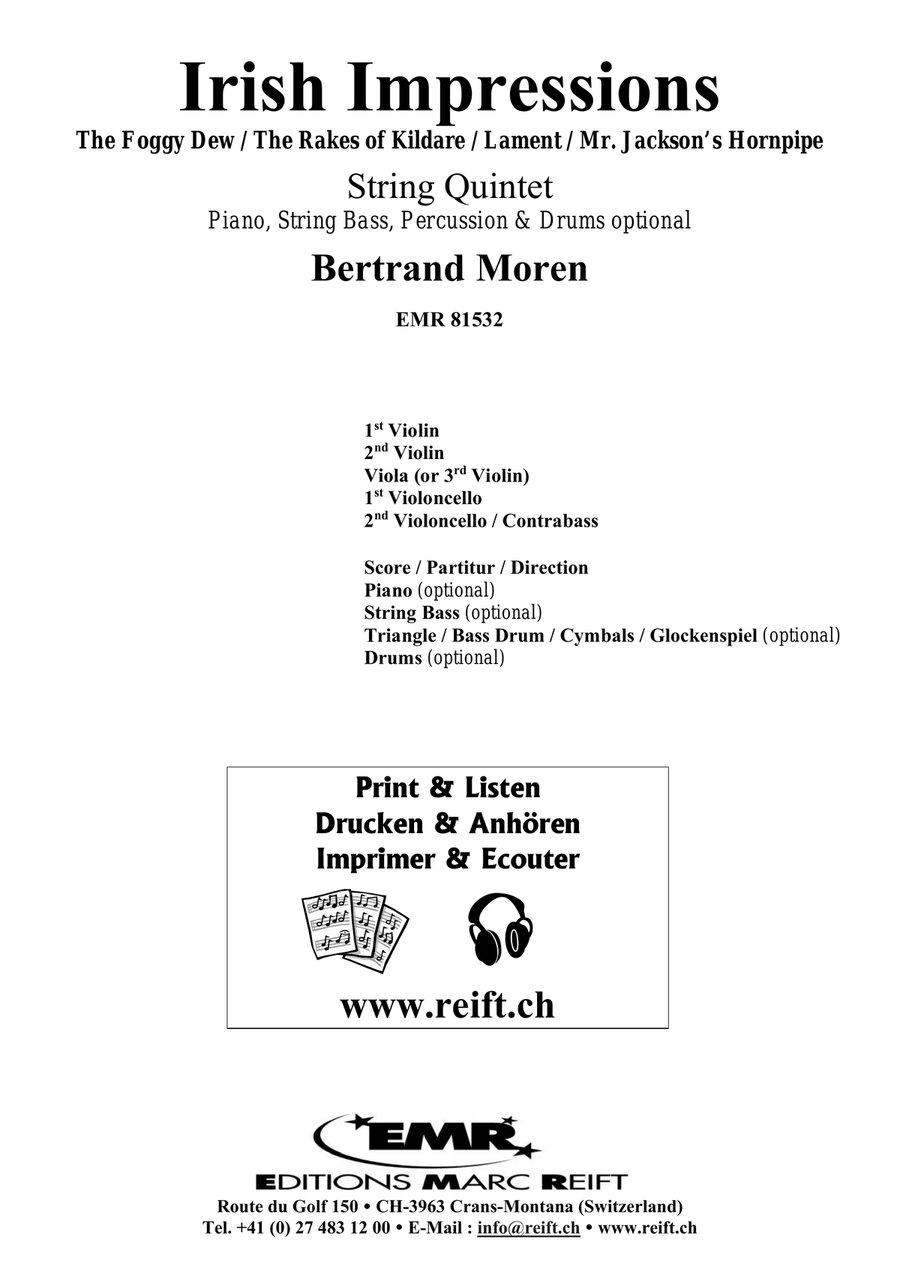 Irish Impressions Irish Impressions String Quintet scores gallery preview page 2