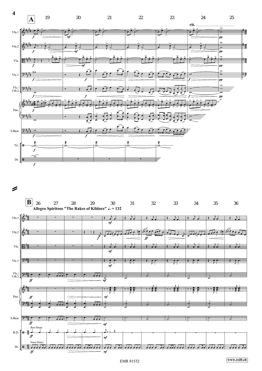 Irish Impressions Irish Impressions String Quintet scores gallery preview page 5