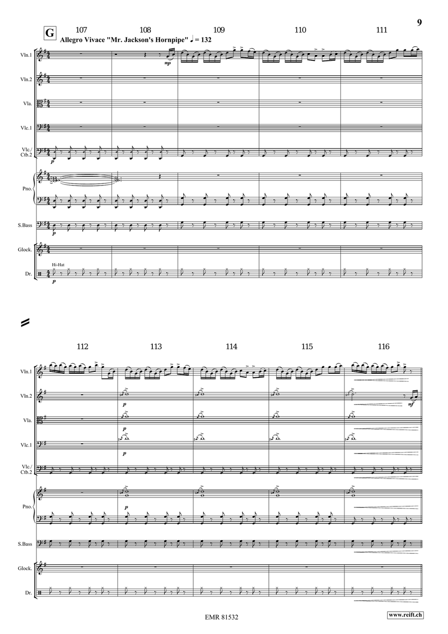 Irish Impressions Irish Impressions String Quintet scores gallery preview page 8