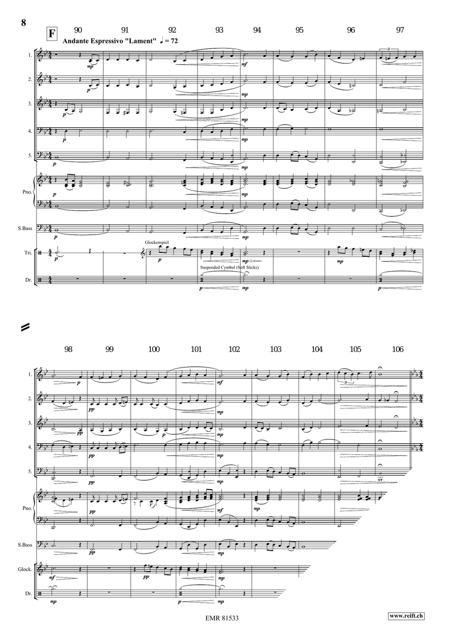 Irish Impressions Brass Quintet scores gallery preview page 7