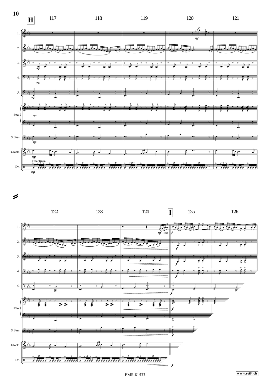Irish Impressions Brass Quintet scores gallery preview page 9