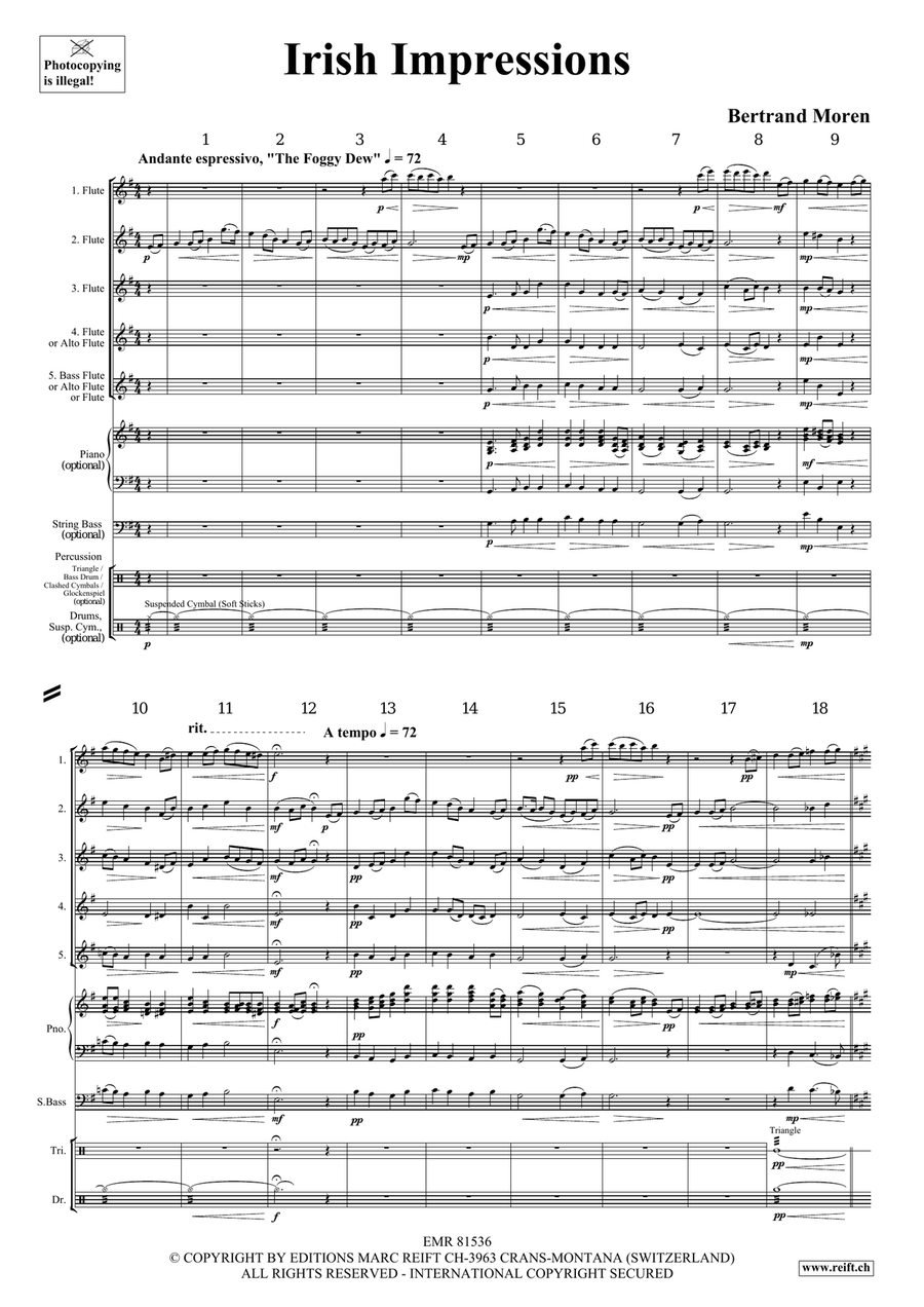 Irish Impressions Irish Impressions Flute scores gallery preview page 4