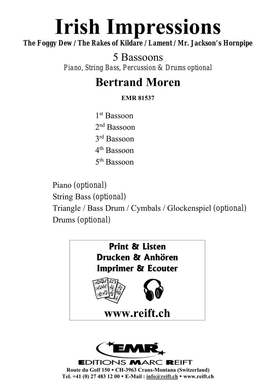 Irish Impressions Irish Impressions Bassoon scores gallery preview page 2