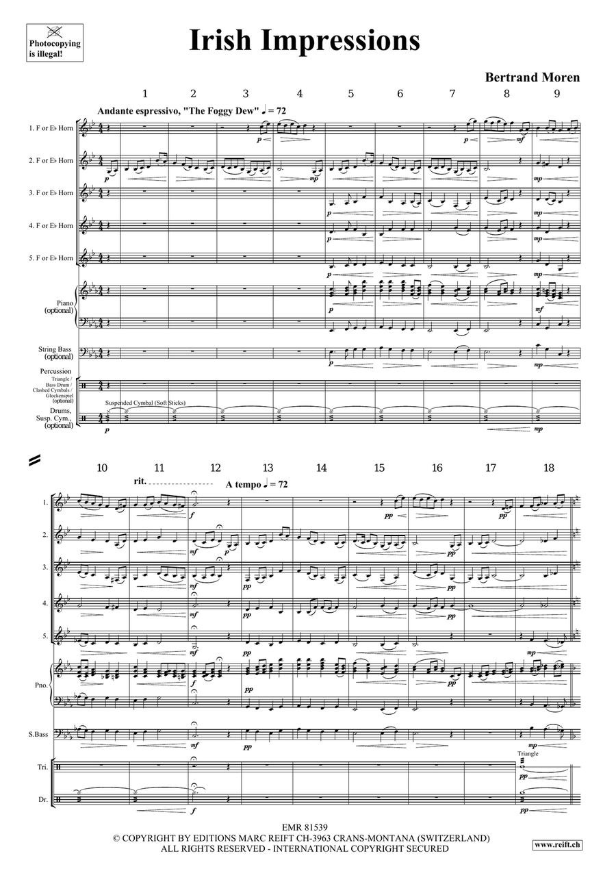 Irish Impressions Irish Impressions Horn scores gallery preview page 4