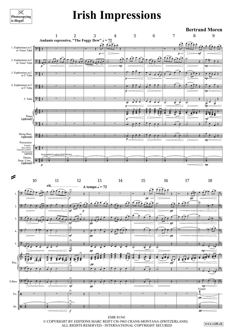 Irish Impressions Irish Impressions Tuba scores gallery preview page 4