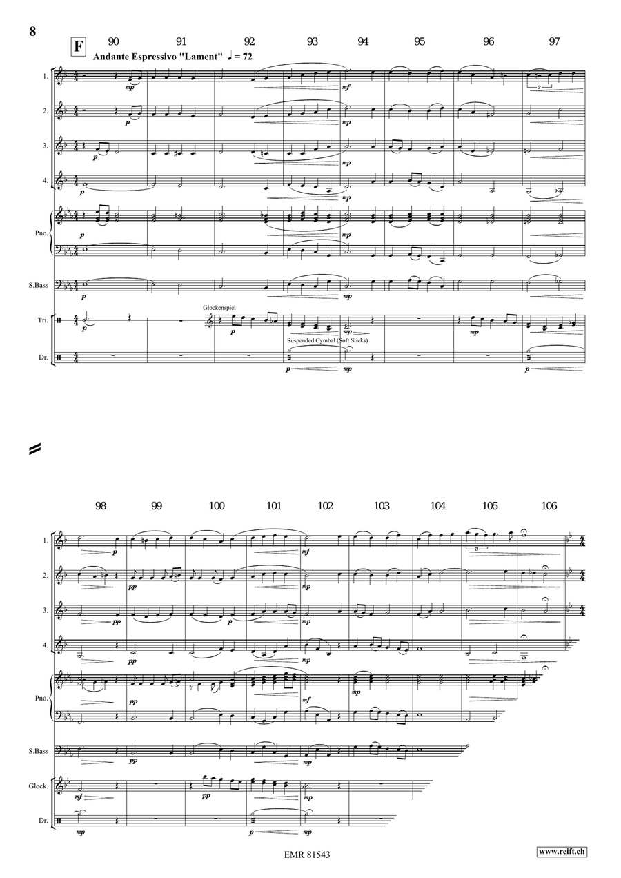 Irish Impressions Clarinet Quartet scores gallery preview page 7