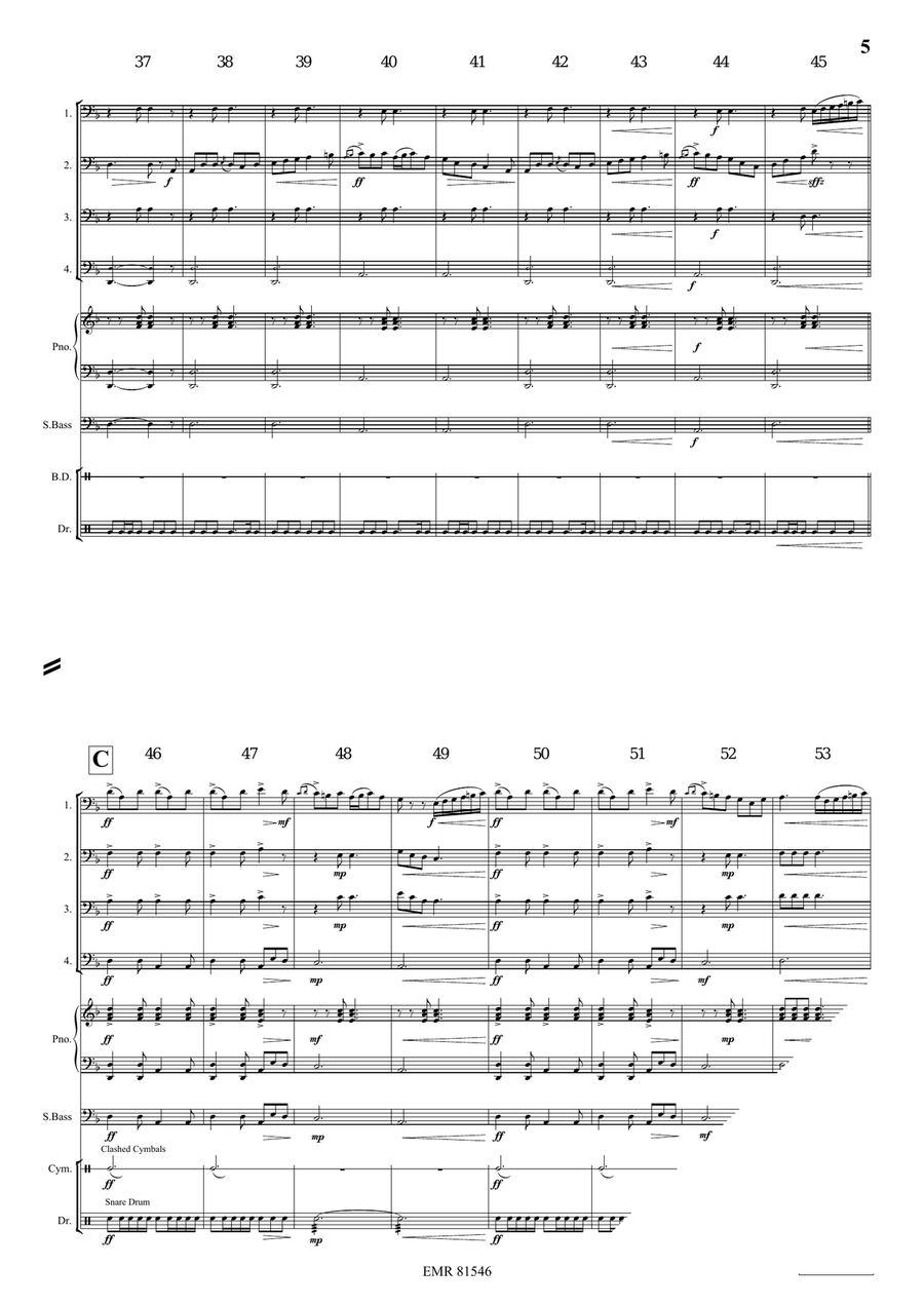 Irish Impressions Irish Impressions Trombone Quartet scores gallery preview page 6