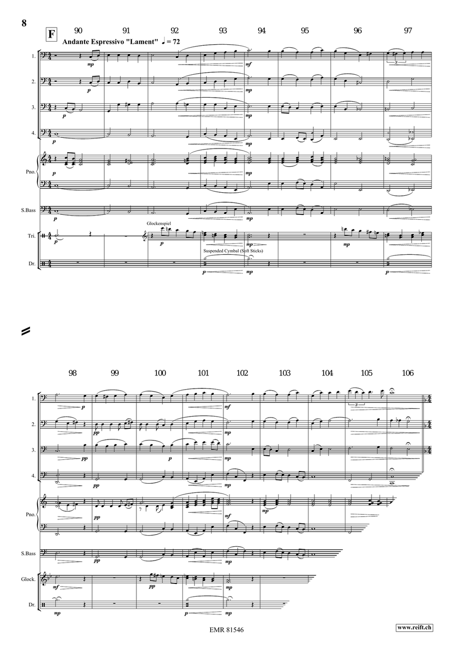 Irish Impressions Irish Impressions Trombone Quartet scores gallery preview page 7