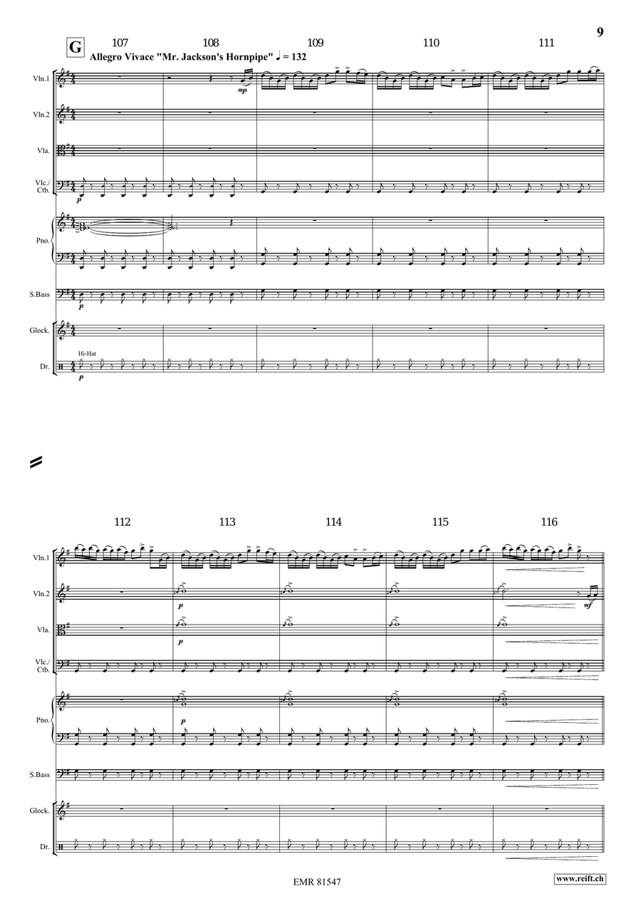 Irish Impressions Irish Impressions String Quartet scores gallery preview page 8