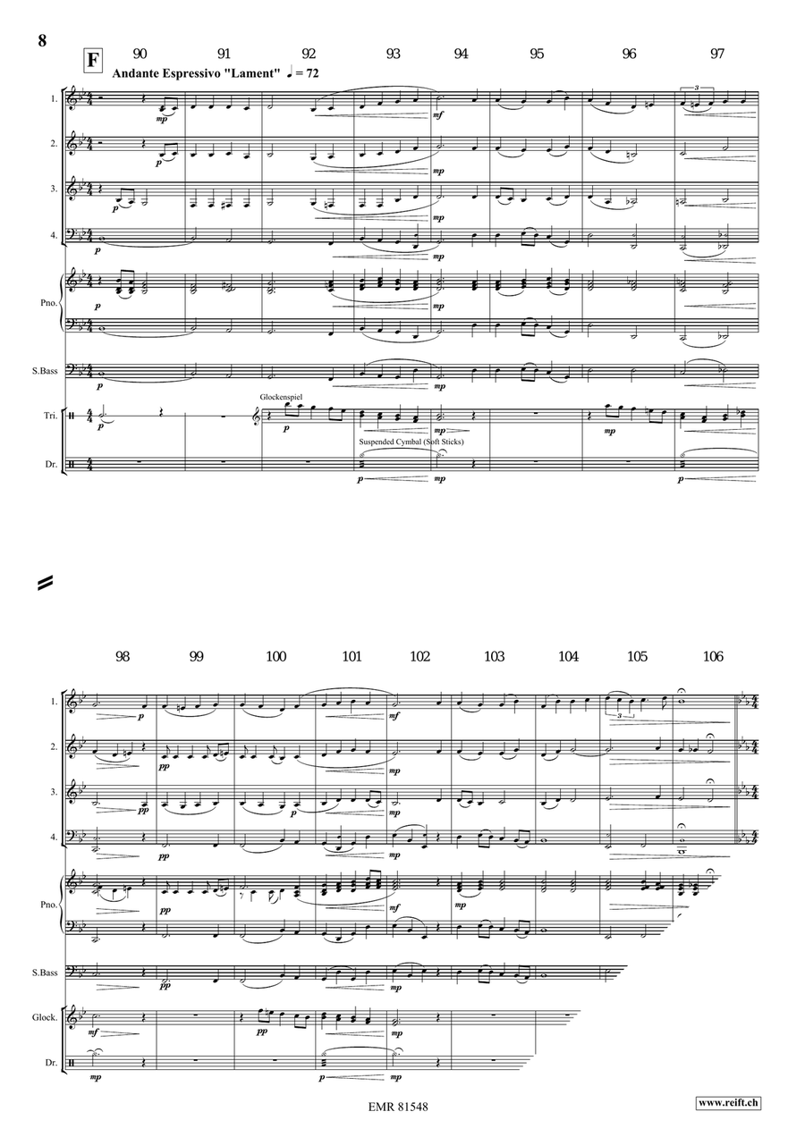 Irish Impressions Irish Impressions Brass Quartet scores gallery preview page 7
