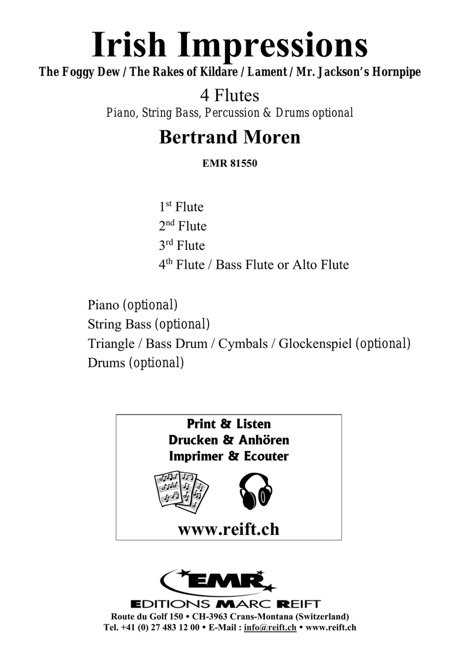 Irish Impressions Irish Impressions Flute Quartet scores gallery preview page 2