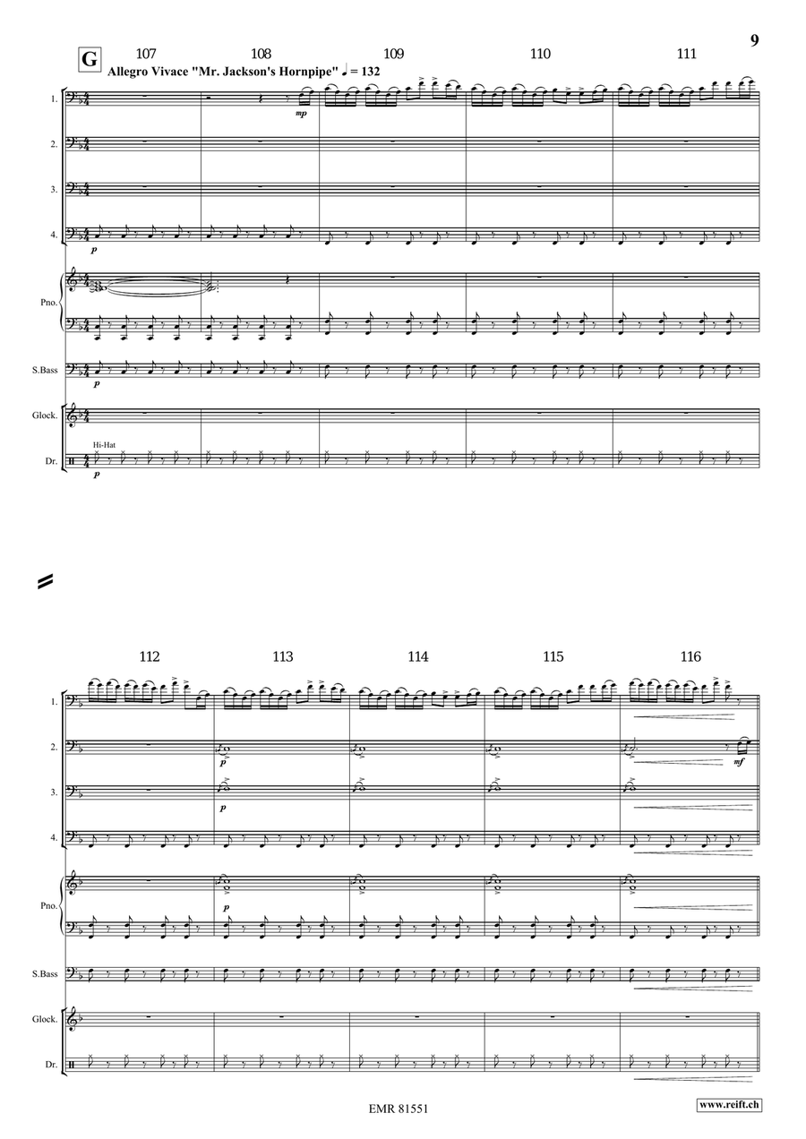 Irish Impressions Irish Impressions Bassoon Quartet scores gallery preview page 8