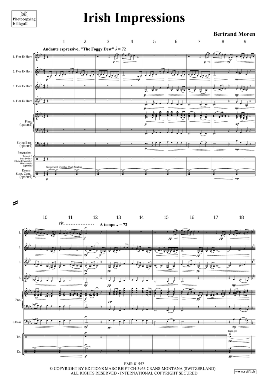 Irish Impressions Irish Impressions Horn scores gallery preview page 4