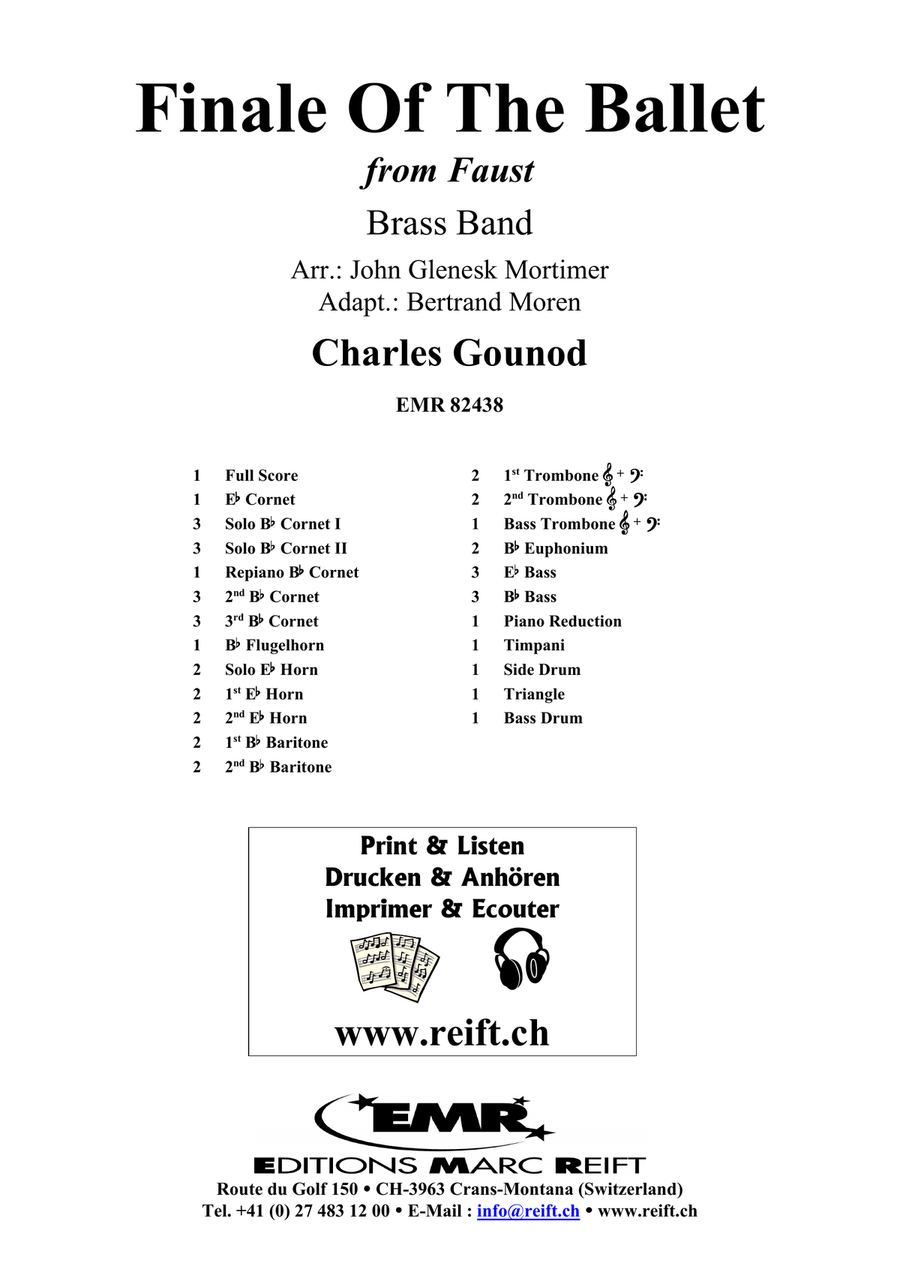 Finale Of The Ballet by Charles Francois Gounod Brass Band - Sheet Music page 2