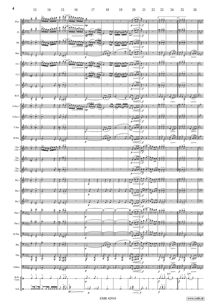 Unconquered Unconquered Concert Band scores gallery preview page 5