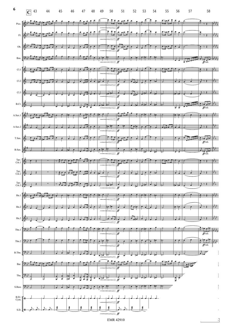 Unconquered Unconquered Concert Band scores gallery preview page 7