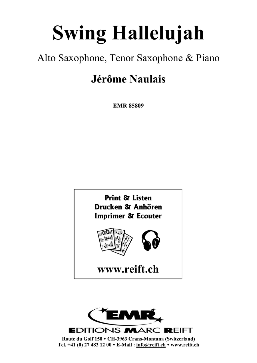 Swing Hallelujah Swing Hallelujah Tenor Saxophone scores gallery preview page 2
