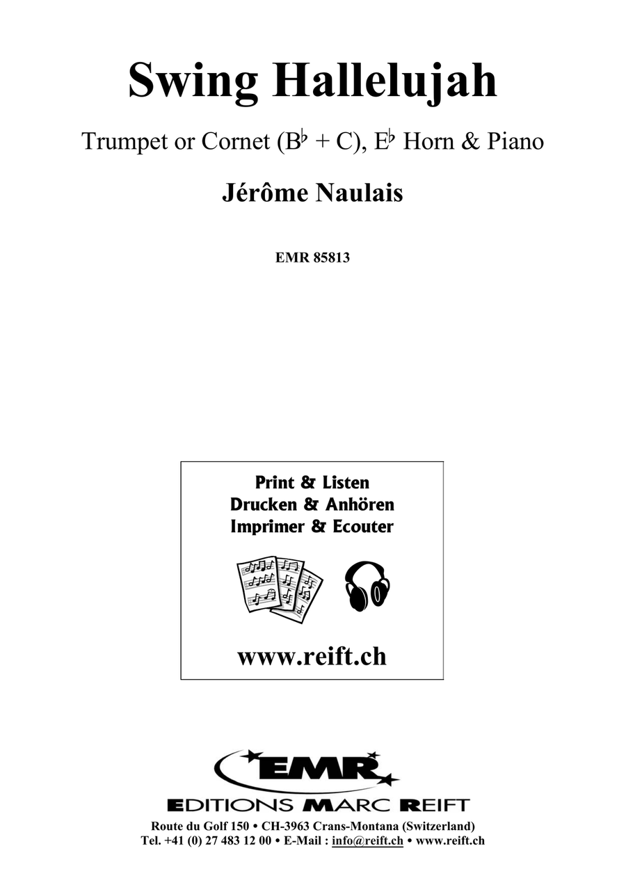 Swing Hallelujah Swing Hallelujah Cornet scores gallery preview page 2