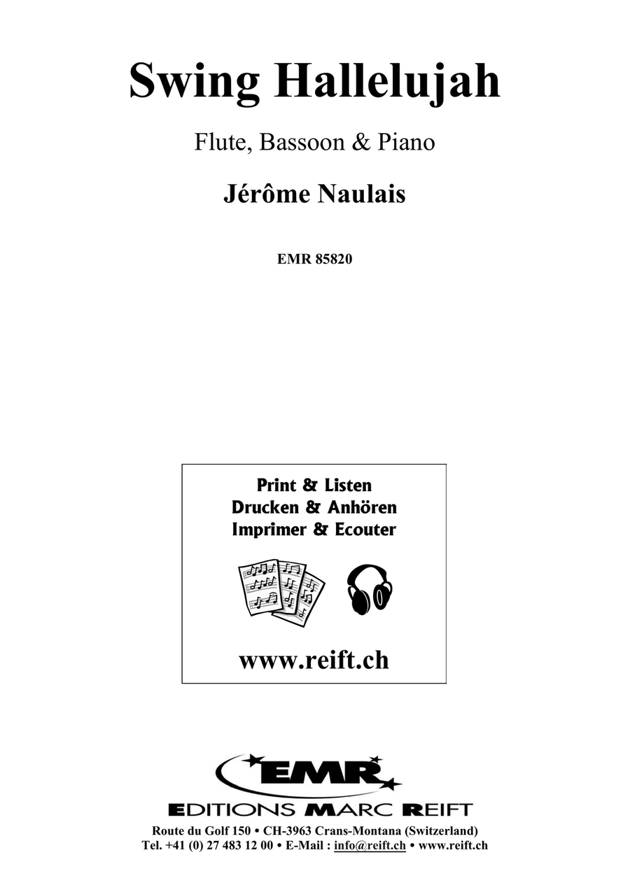 Swing Hallelujah Swing Hallelujah Bassoon scores gallery preview page 2