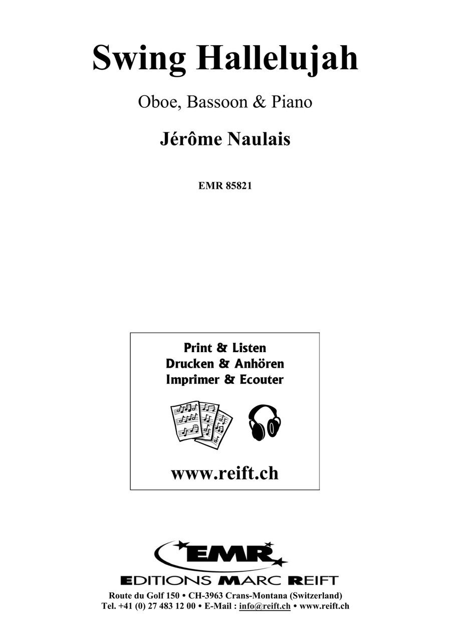 Swing Hallelujah Swing Hallelujah Bassoon scores gallery preview page 2