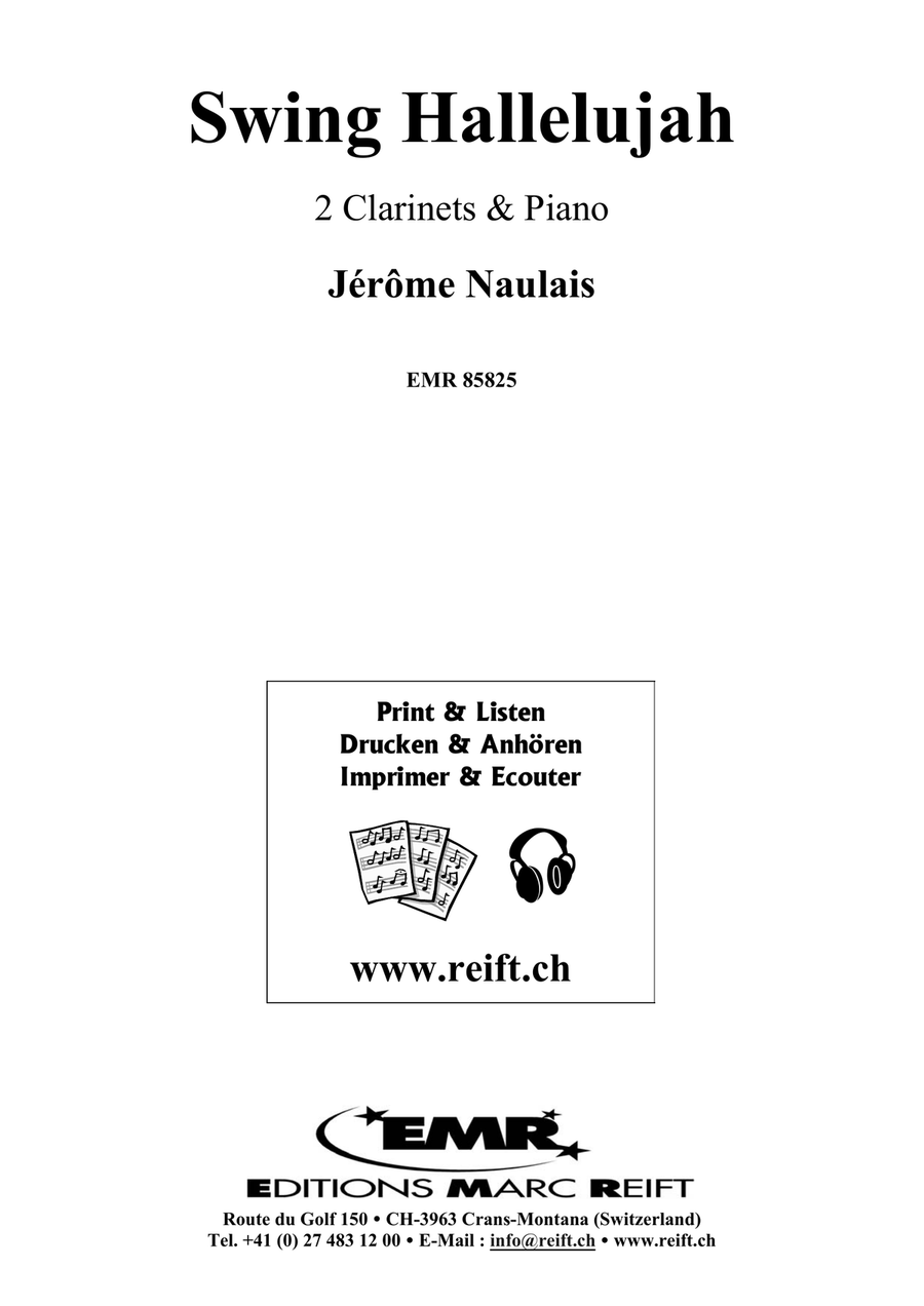 Swing Hallelujah Swing Hallelujah Clarinet Duet scores gallery preview page 2