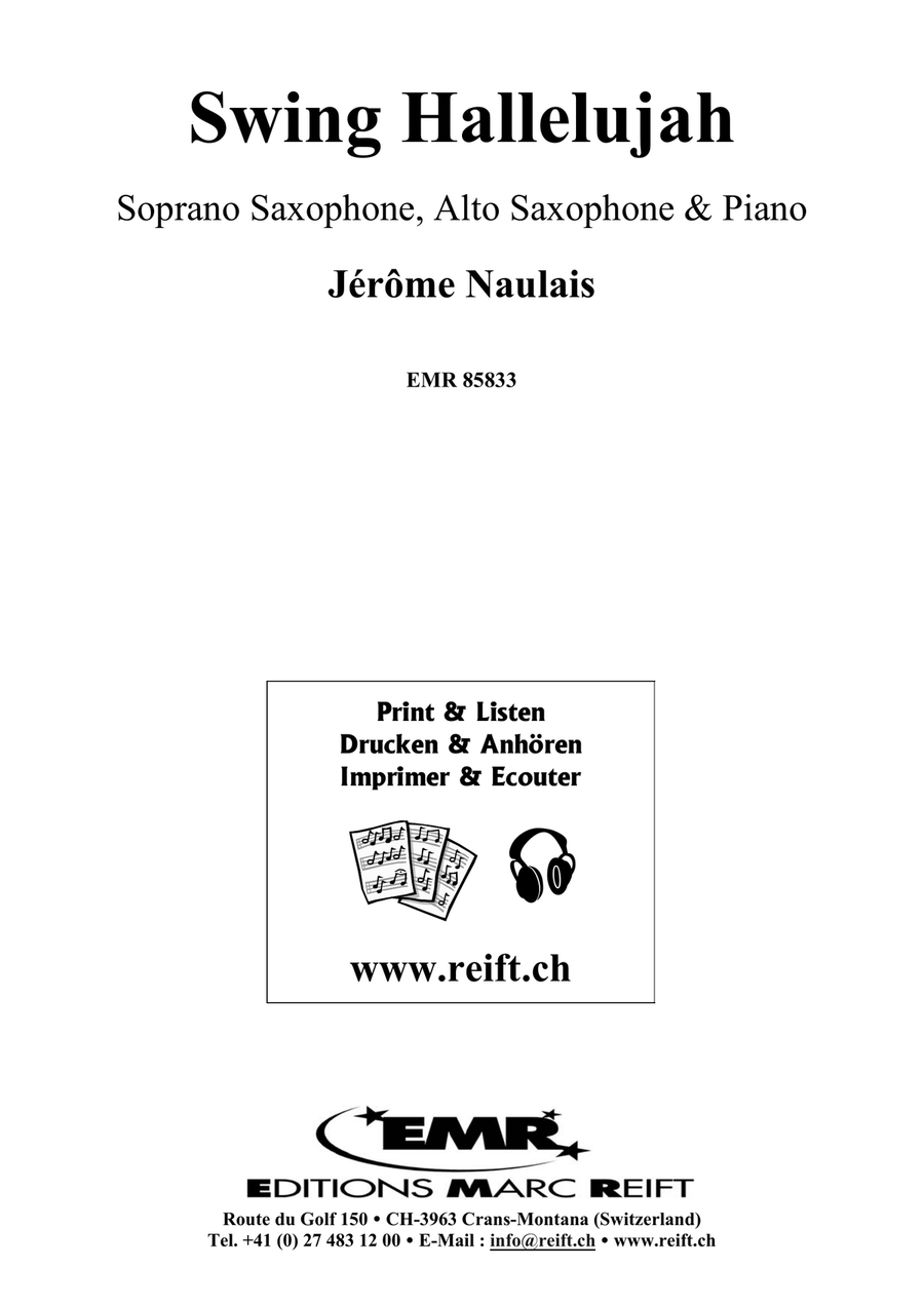 Swing Hallelujah Swing Hallelujah Soprano Saxophone scores gallery preview page 2