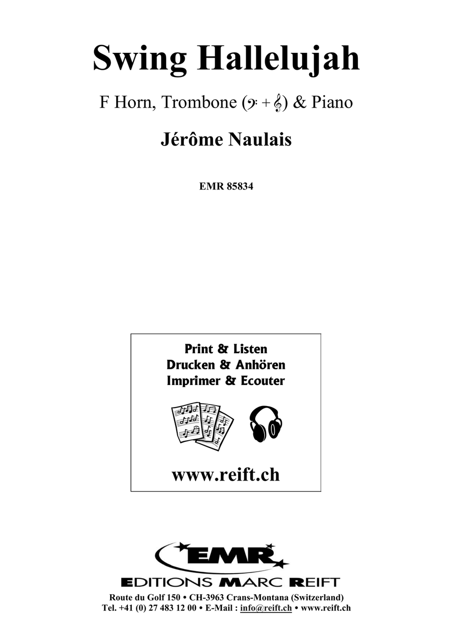 Swing Hallelujah Swing Hallelujah Horn scores gallery preview page 2
