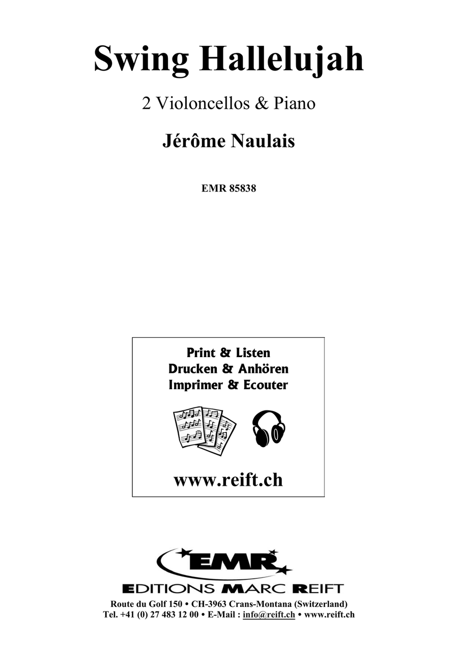 Swing Hallelujah Swing Hallelujah Cello scores gallery preview page 2