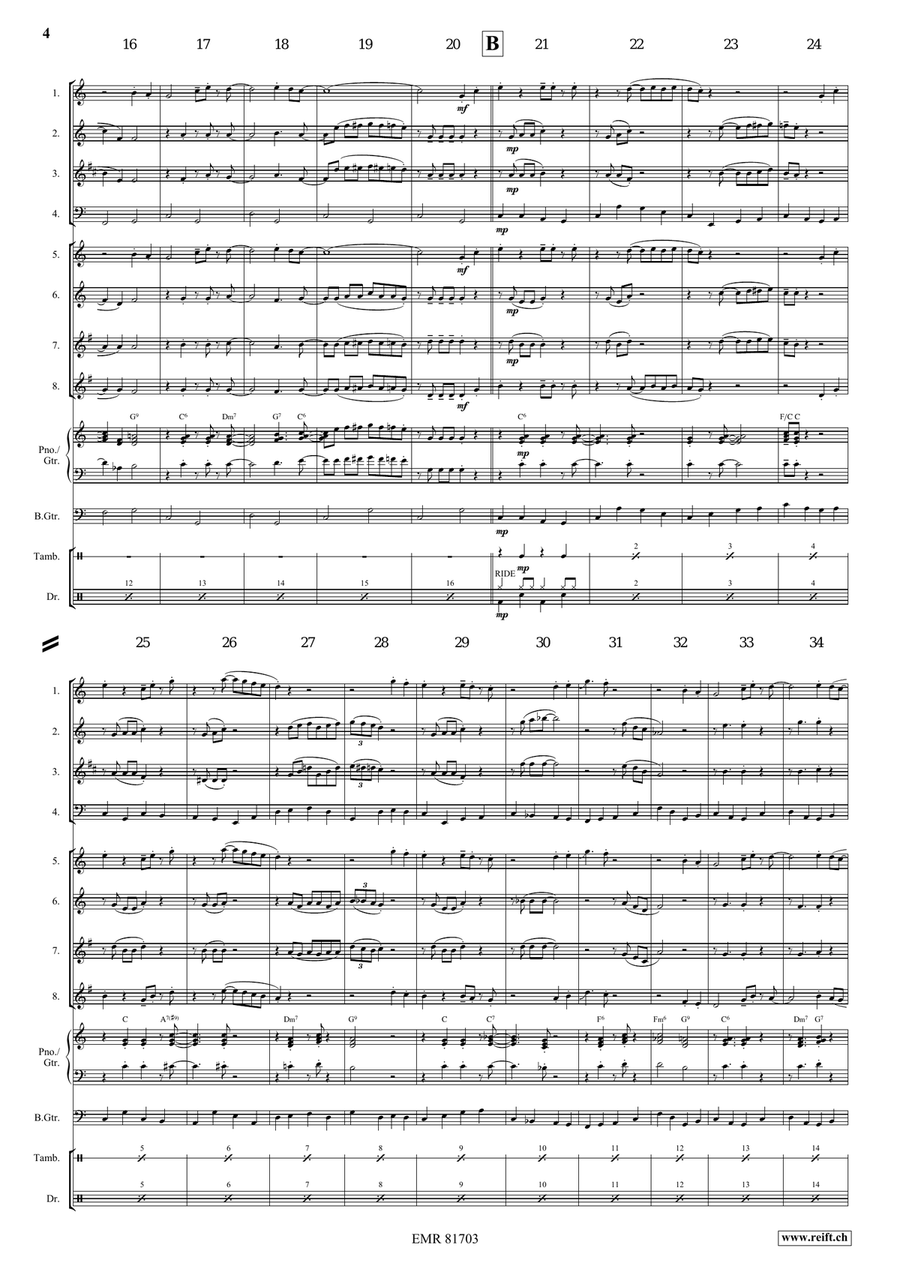 Red River Valley Red River Valley Woodwind Ensemble scores gallery preview page 5