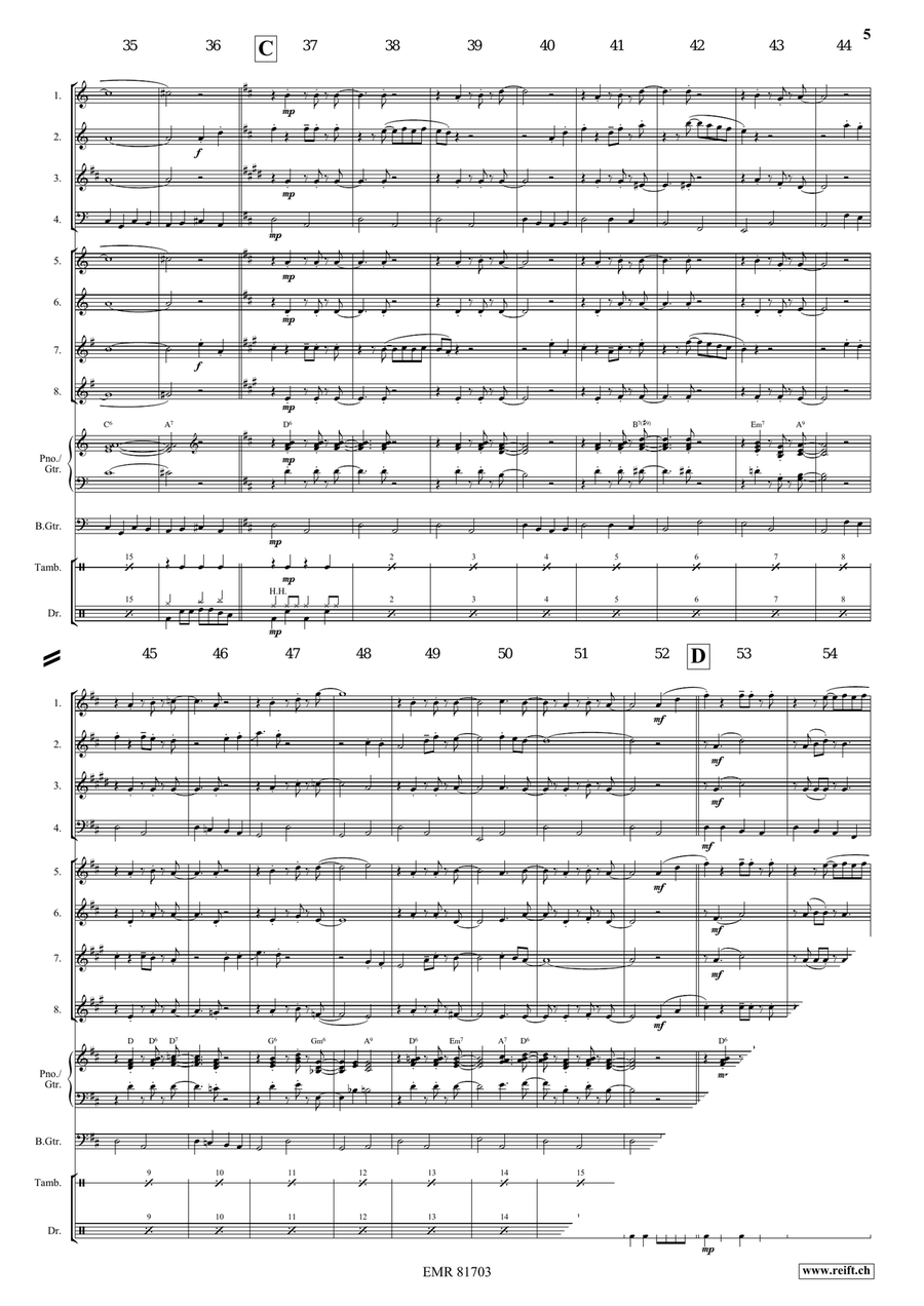 Red River Valley Red River Valley Woodwind Ensemble scores gallery preview page 6