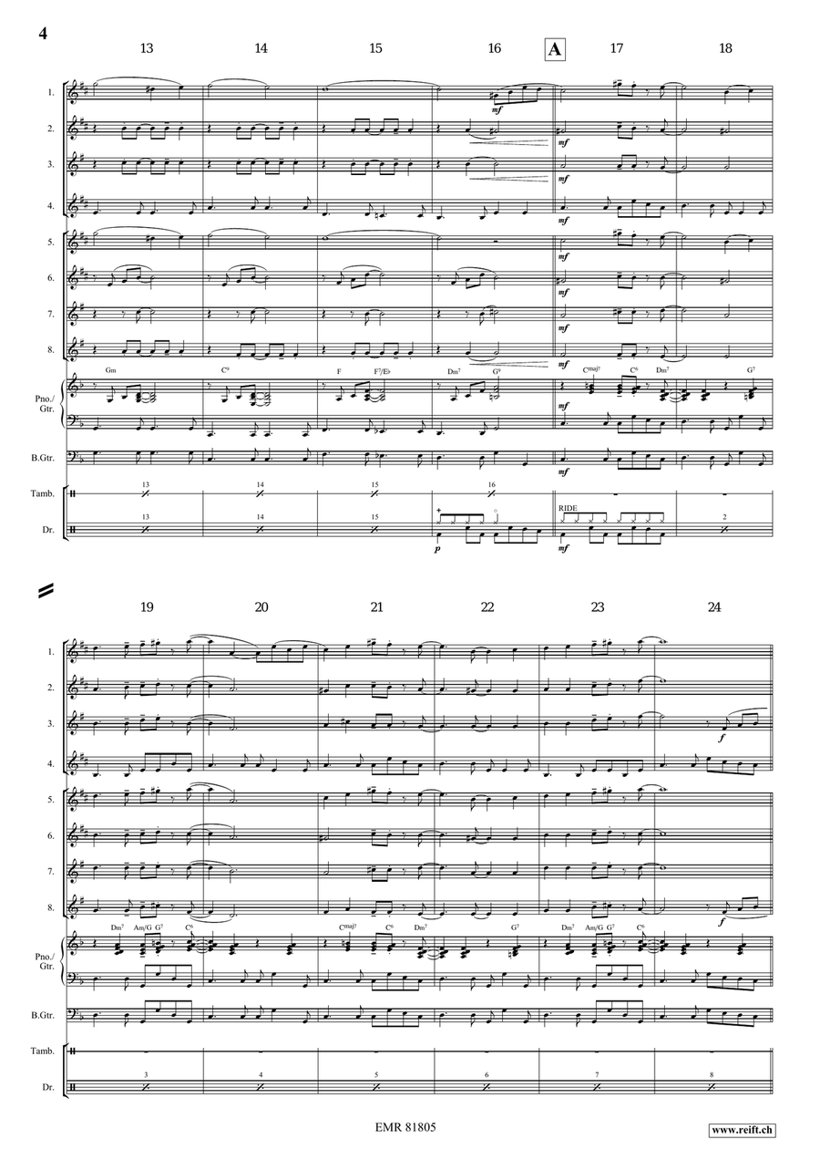 Melody in F Melody in F Saxophone scores gallery preview page 6