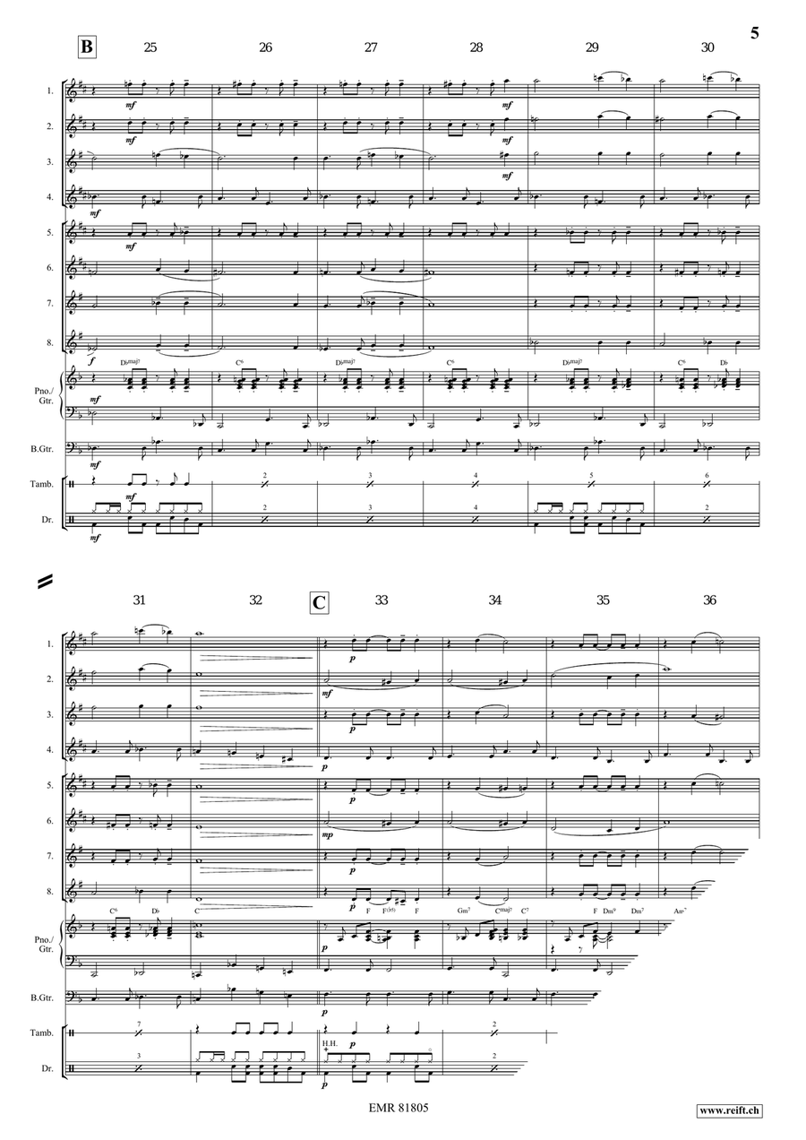 Melody in F Melody in F Saxophone scores gallery preview page 7