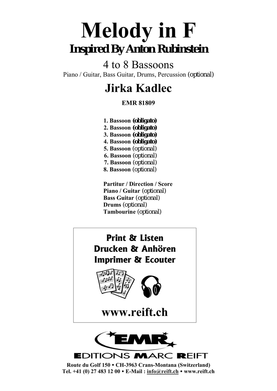 Melody in F Melody in F Bassoon scores gallery preview page 2