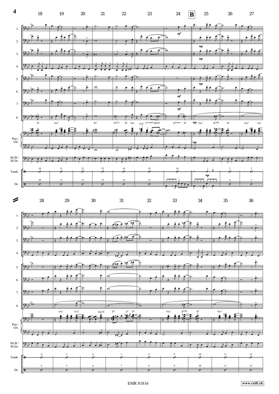 St. James Infirmary St. James Infirmary Trombone scores gallery preview page 5