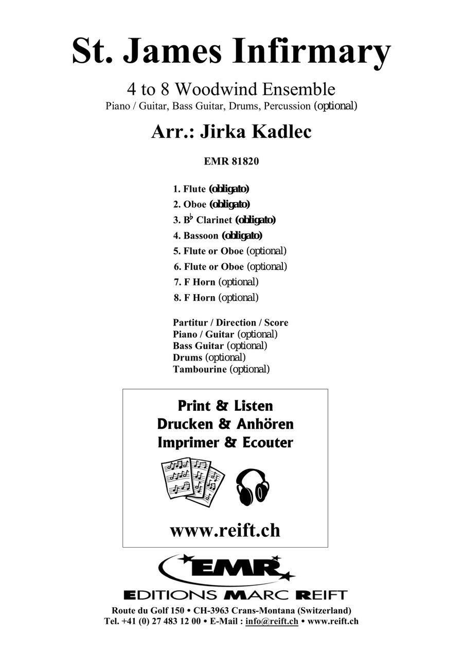 St. James Infirmary St. James Infirmary Woodwind Ensemble scores gallery preview page 2