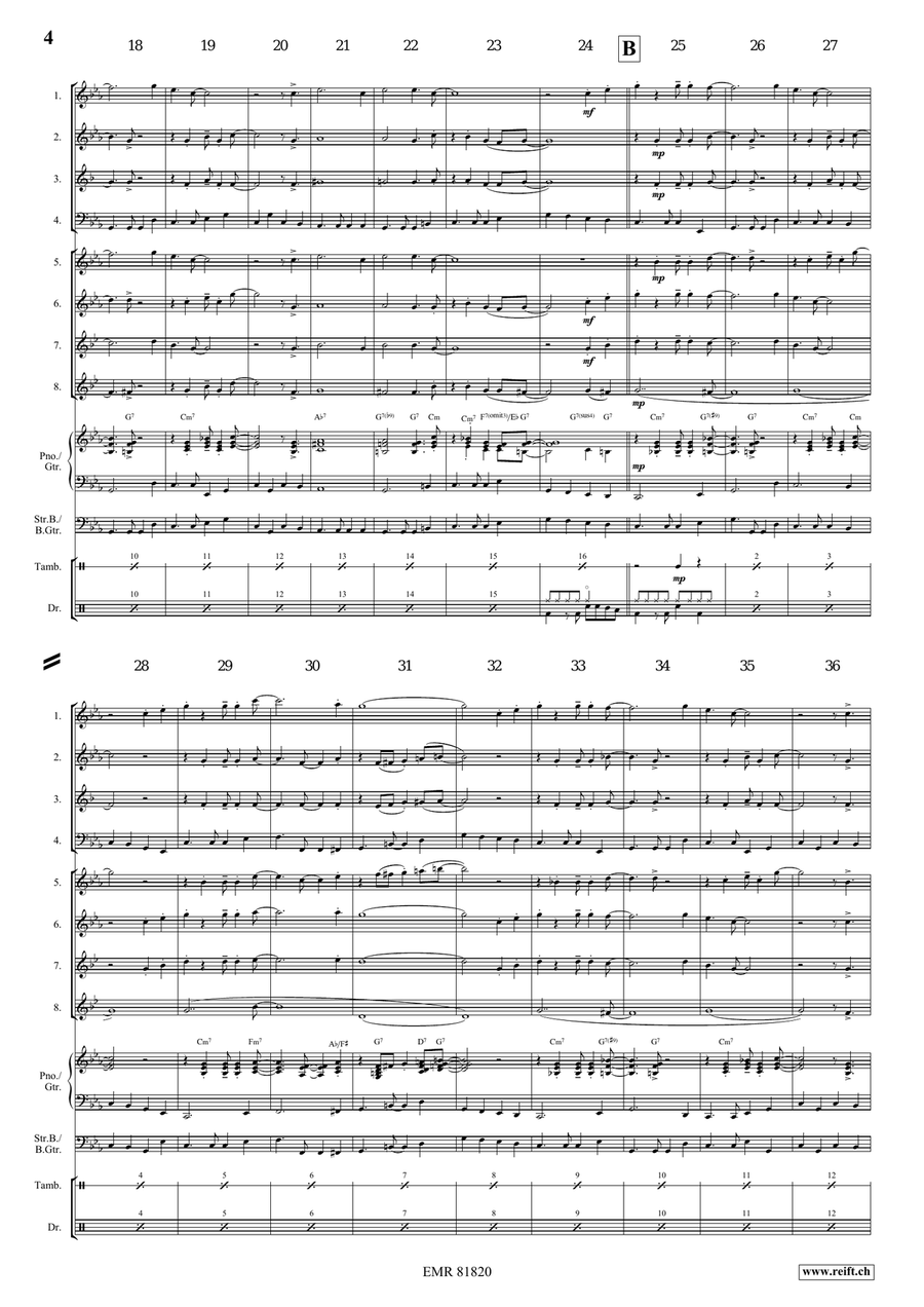 St. James Infirmary St. James Infirmary Woodwind Ensemble scores gallery preview page 5