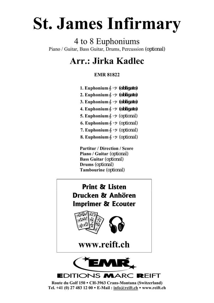 St. James Infirmary St. James Infirmary Euphonium scores gallery preview page 2