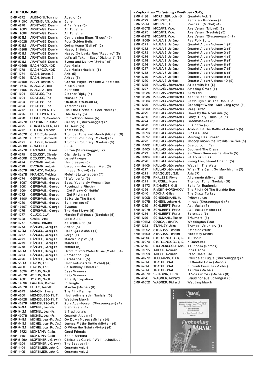 St. James Infirmary St. James Infirmary Euphonium scores gallery preview page 8