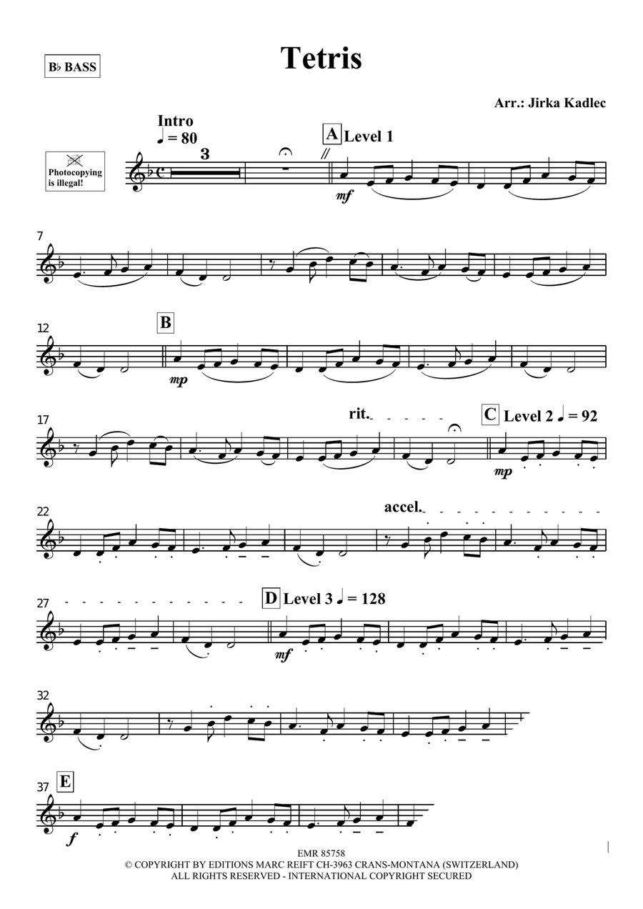 Tetris Tetris Voice Solo scores gallery preview page 3