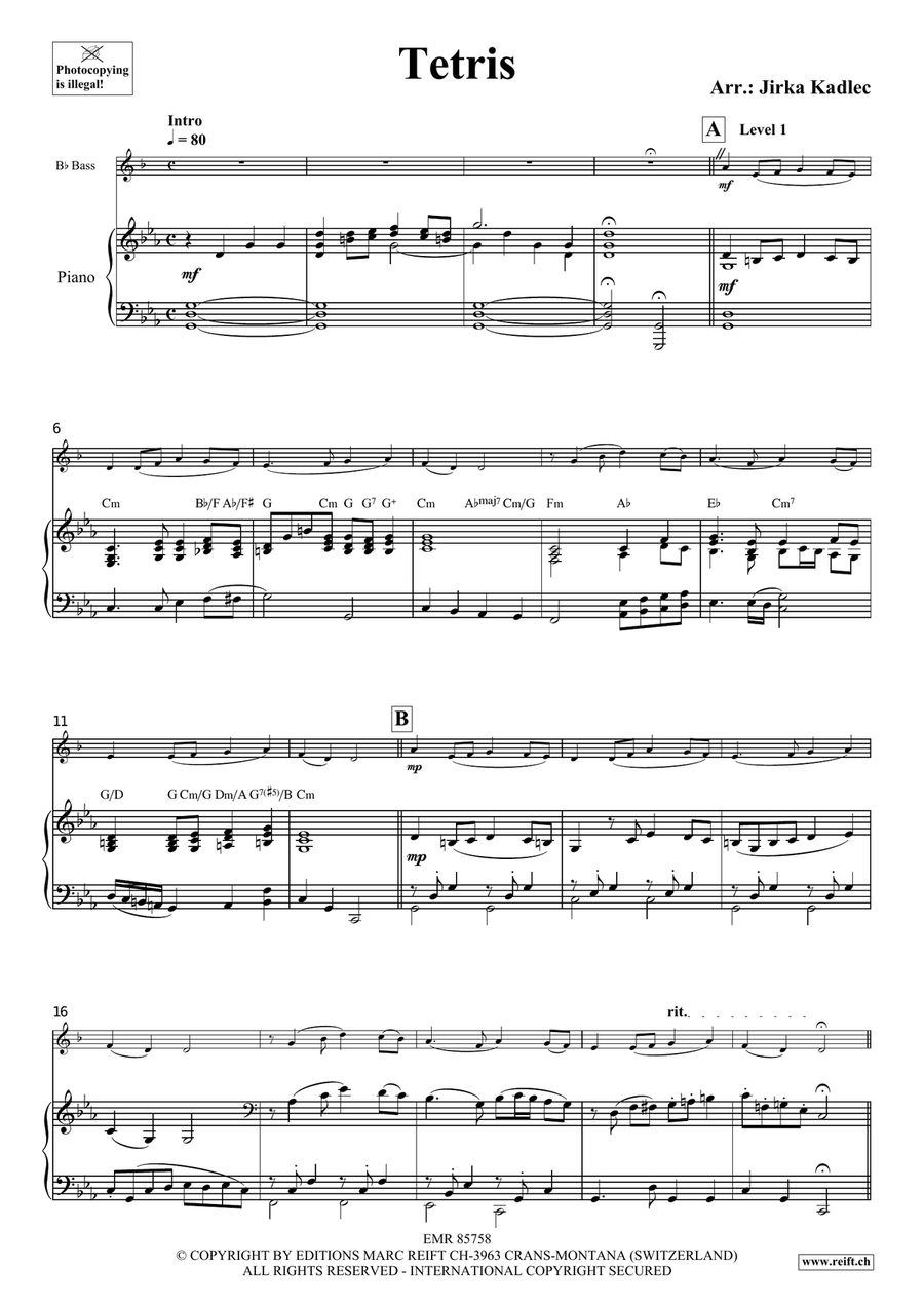 Tetris Tetris Voice Solo scores gallery preview page 4