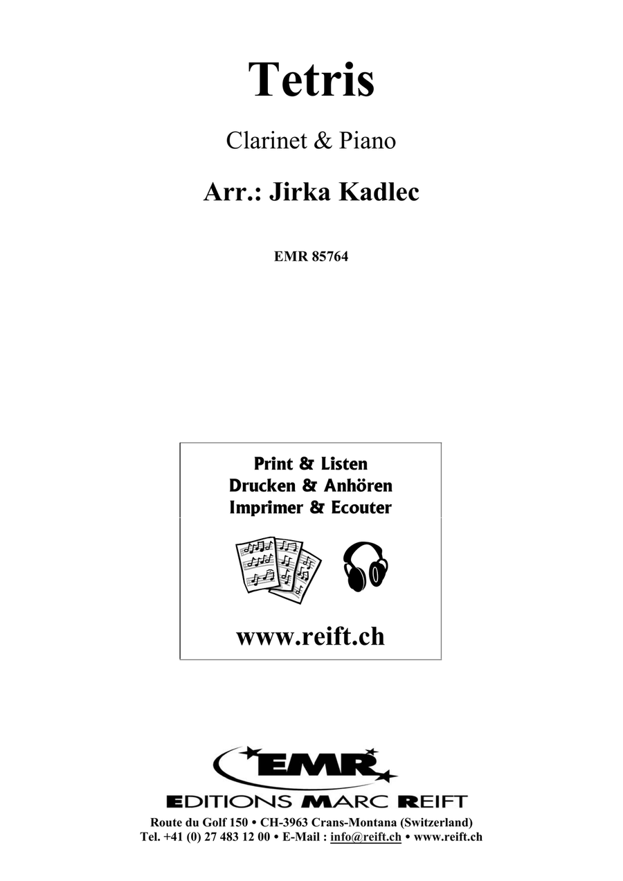 Tetris Tetris Clarinet Solo scores gallery preview page 2