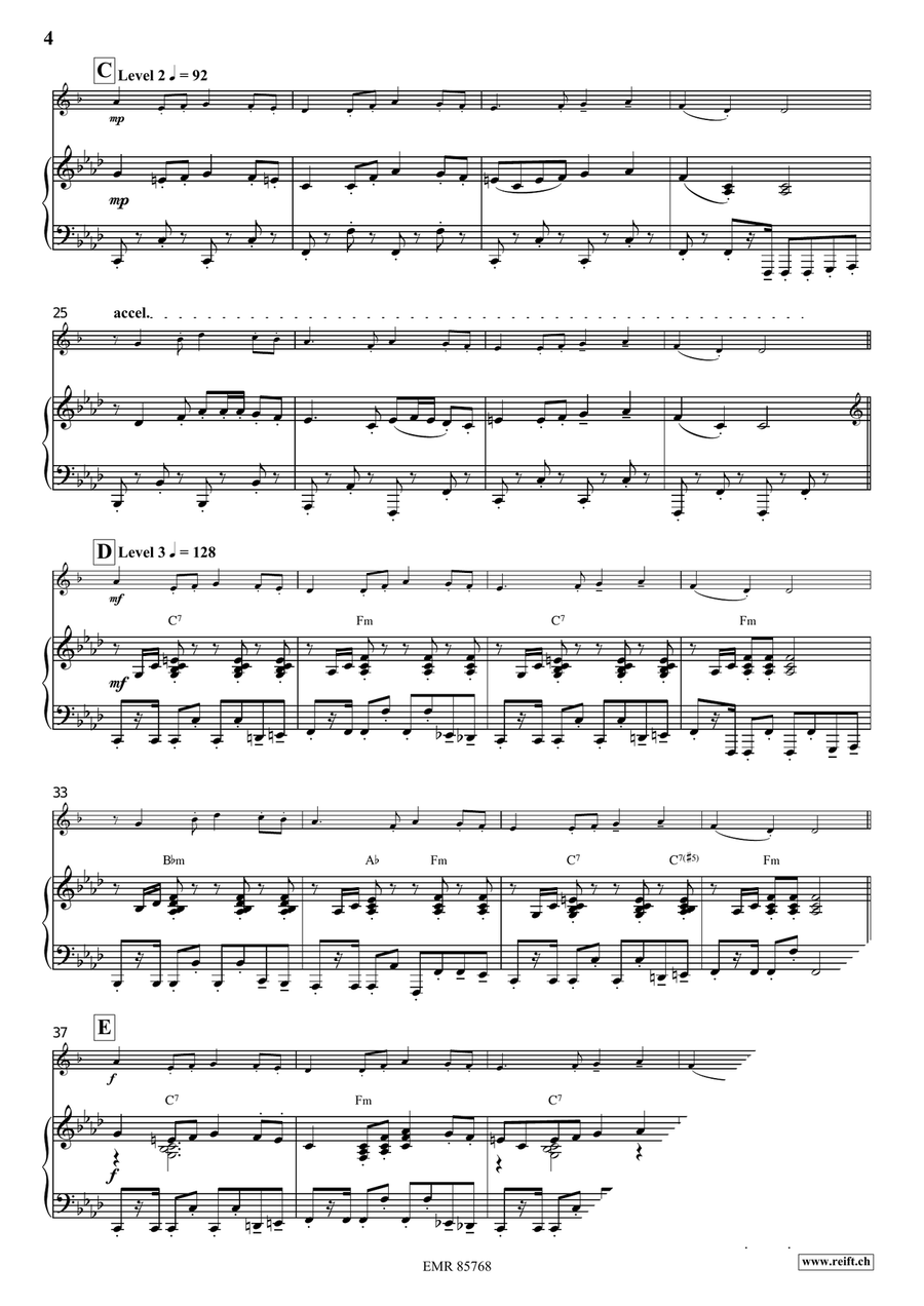 Tetris Tetris Baritone Saxophone scores gallery preview page 5