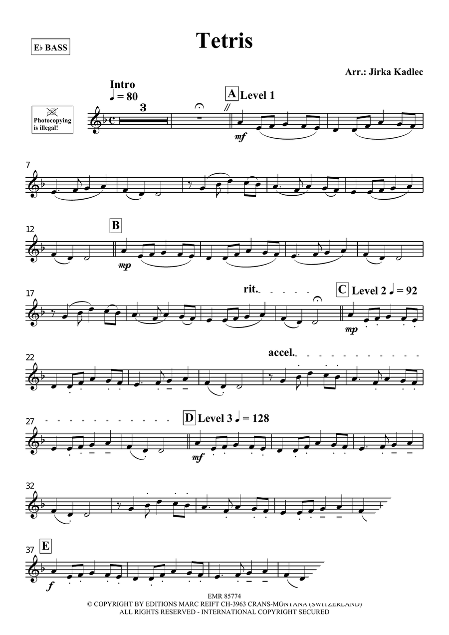 Tetris Tetris Voice Solo scores gallery preview page 3