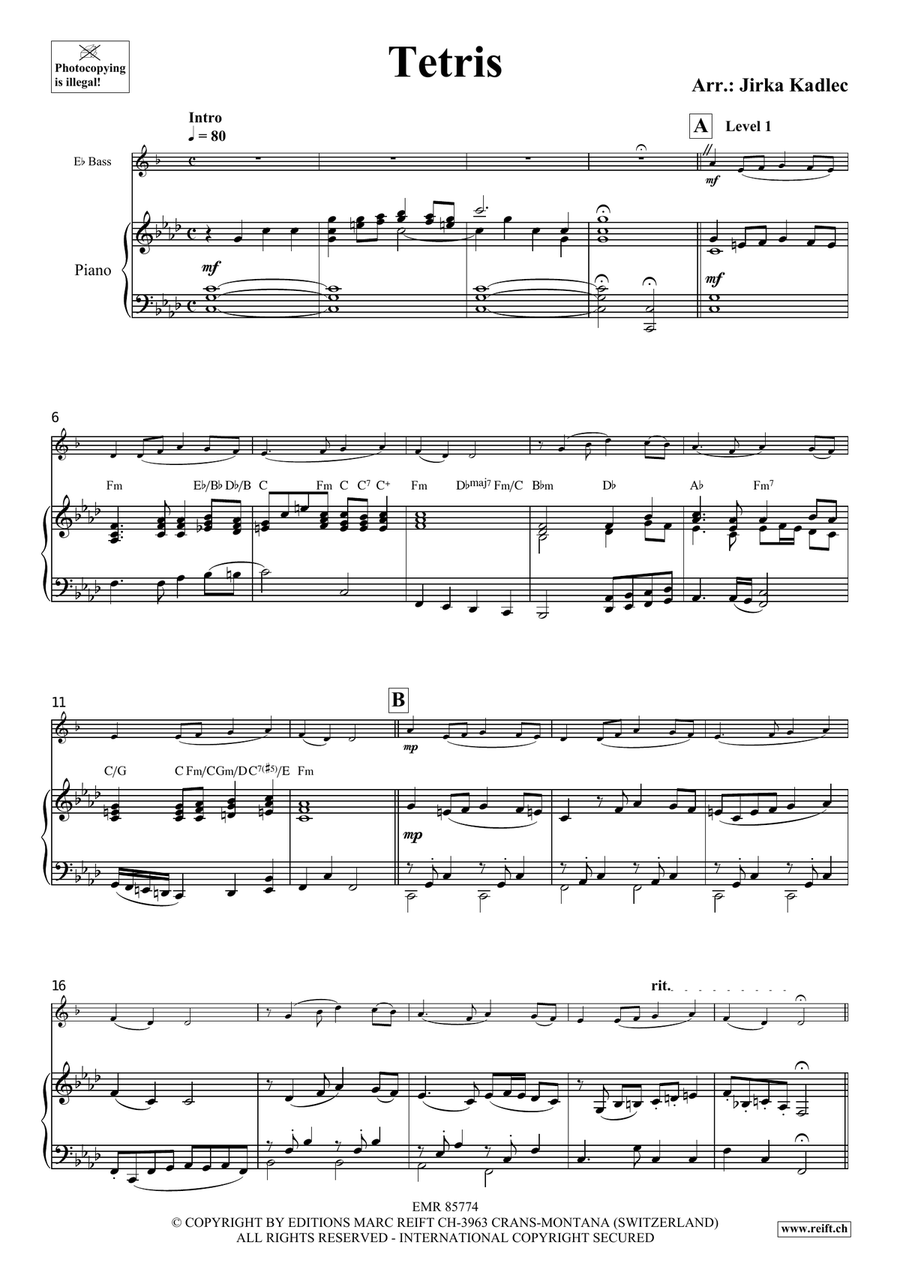 Tetris Tetris Voice Solo scores gallery preview page 4