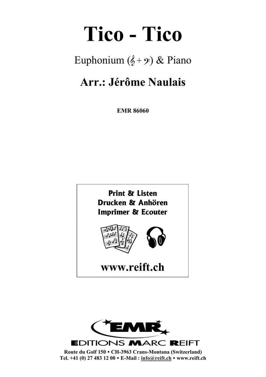 Tico-Tico Tico-Tico Euphonium scores gallery preview page 2